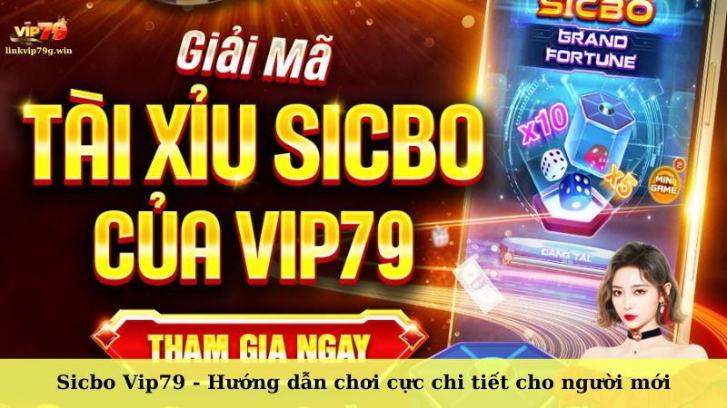 Sicbo Vip79 - Hướng dẫn chơi cực chi tiết cho người mới